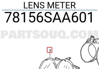 Honda 78156SAA601 LENS METER
