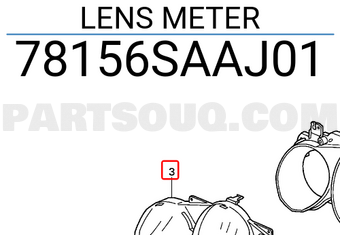 Honda 78156SAAJ01 LENS METER