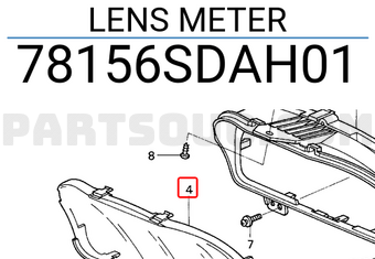 Honda 78156SDAH01 LENS METER