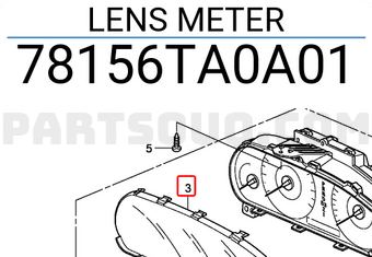Honda 78156TA0A01 LENS METER