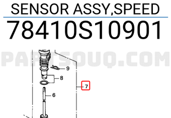 Honda 78410S10901 SENSOR ASSY,SPEED