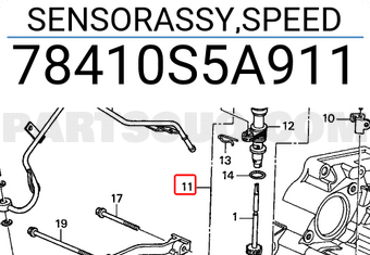 Honda 78410S5A911 SENSORASSY,SPEED