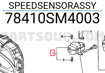 Honda 78410SM4003 SPEEDSENSORASSY