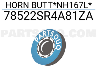 Honda 78522SR4A81ZA HORN BUTT*NH167L*