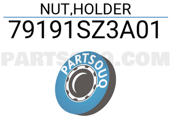 Honda 79191SZ3A01 NUT,HOLDER