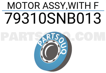 Honda 79310SNB013 MOTOR ASSY,WITH F
