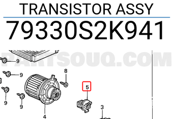 Honda 79330S2K941 TRANSISTOR ASSY