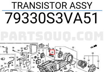 Honda 79330S3VA51 TRANSISTOR ASSY
