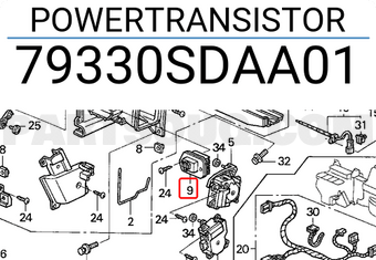 Honda 79330SDAA01 POWERTRANSISTOR