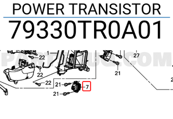 Honda 79330TR0A01 POWER TRANSISTOR