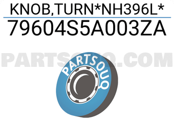 Honda 79604S5A003ZA KNOB,TURN*NH396L*