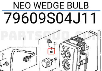 Honda 79609S04J11 NEO WEDGE BULB