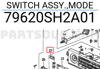 Honda 79620SH2A01 SWITCH ASSY.,MODE