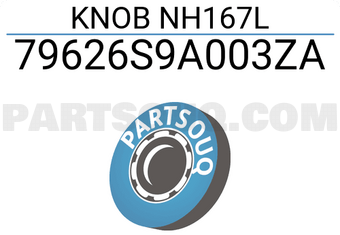 Honda 79626S9A003ZA KNOB NH167L