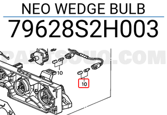Honda 79628S2H003 NEO WEDGE BULB