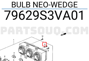 Honda 79629S3VA01 BULB NEO-WEDGE
