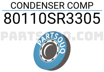 Honda 80110SR3305 CONDENSER COMP