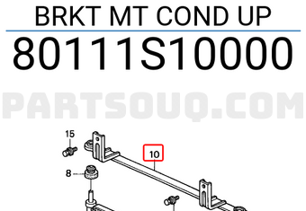 Honda 80111S10000 BRKT MT COND UP