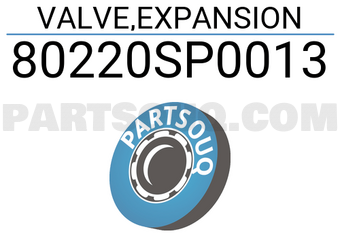 Honda 80220SP0013 VALVE,EXPANSION