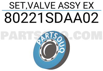 Honda 80221SDAA02 SET,VALVE ASSY EX