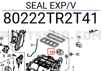 Honda 80222TR2T41 SEAL EXP/V