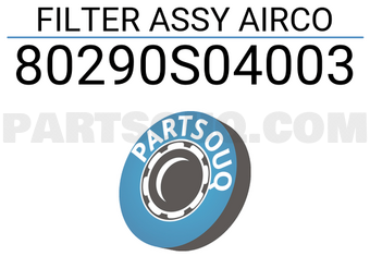 Honda 80290S04003 FILTER ASSY AIRCO
