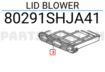 Honda 80291SHJA41 LID BLOWER