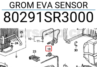 Honda 80291SR3000 GROM EVA SENSOR