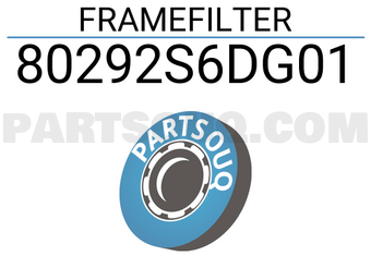 Honda 80292S6DG01 FRAMEFILTER
