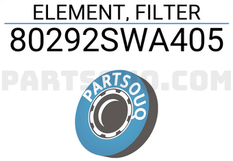 Honda 80292SWA405 ELEMENT, FILTER