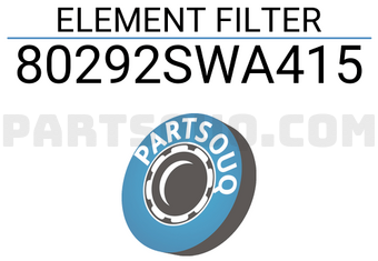 Honda 80292SWA415 ELEMENT FILTER