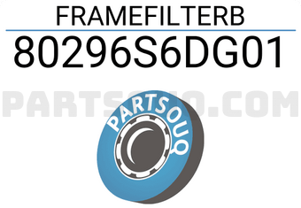 Honda 80296S6DG01 FRAMEFILTERB