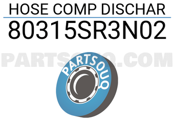 Honda 80315SR3N02 HOSE COMP DISCHAR