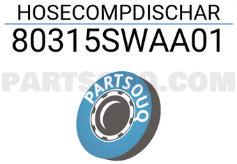 Honda 80315SWAA01 HOSECOMPDISCHAR