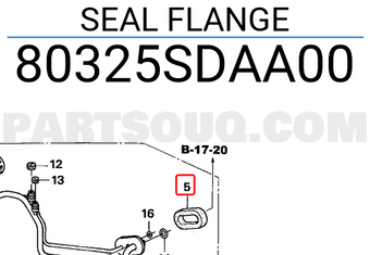 Honda 80325SDAA00 SEAL FLANGE