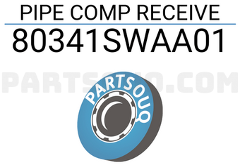 Honda 80341SWAA01 PIPE COMP RECEIVE
