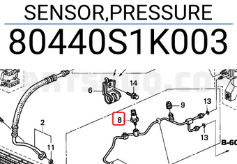 Honda 80440S1K003 SENSOR,PRESSURE