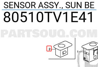 Honda 80510TV1E41 SENSOR ASSY., SUN BE