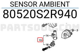 Honda 80520S2R940 SENSOR AMBIENT