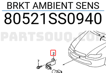 Honda 80521SS0940 BRKT AMBIENT SENS