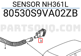Honda 80530S9VA02ZB SENSOR NH361L