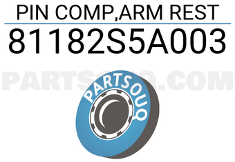 Honda 81182S5A003 PIN COMP,ARM REST