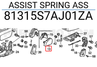 Honda 81315S7AJ01ZA ASSIST SPRING ASS