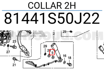 Honda 81441S50J22 COLLAR 2H