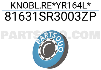 Honda 81631SR3003ZP KNOBL,RE*YR164L*