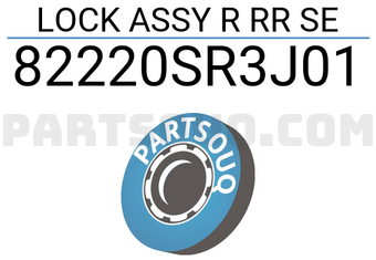 Honda 82220SR3J01 LOCK ASSY R RR SE