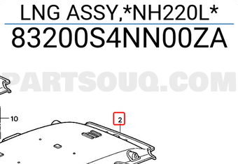 Honda 83200S4NN00ZA LNG ASSY,*NH220L*