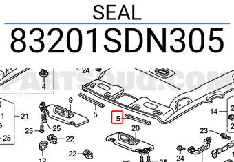 Honda 83201SDN305 SEAL