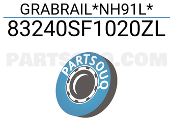 Honda 83240SF1020ZL GRABRAIL*NH91L*