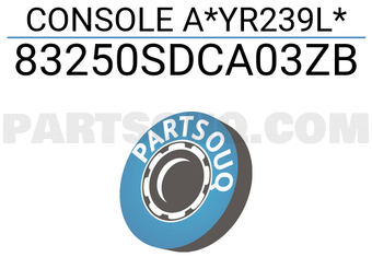 Honda 83250SDCA03ZB CONSOLE A*YR239L*